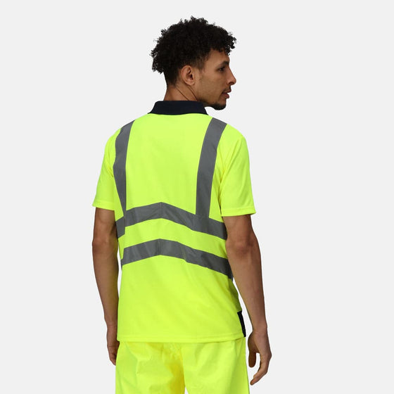 Regatta TRS189 Pro Hi-Vis Short Sleeve Polo Shirt