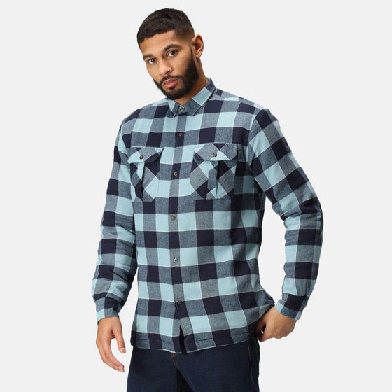 Regatta TRS216 Shelford Padded Check Shirt Jacket - Workwear Nation Ltd