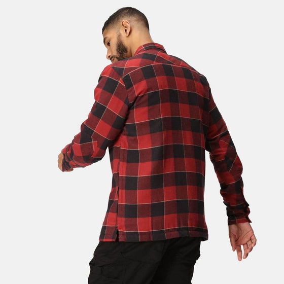 Regatta TRS216 Shelford Padded Check Shirt Jacket - Workwear Nation Ltd