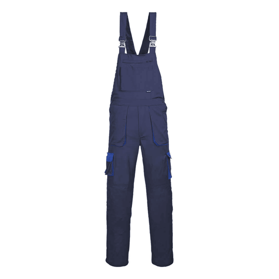 Portwest TX12 Texo Contrast Bib & Brace - Workwear Nation Ltd