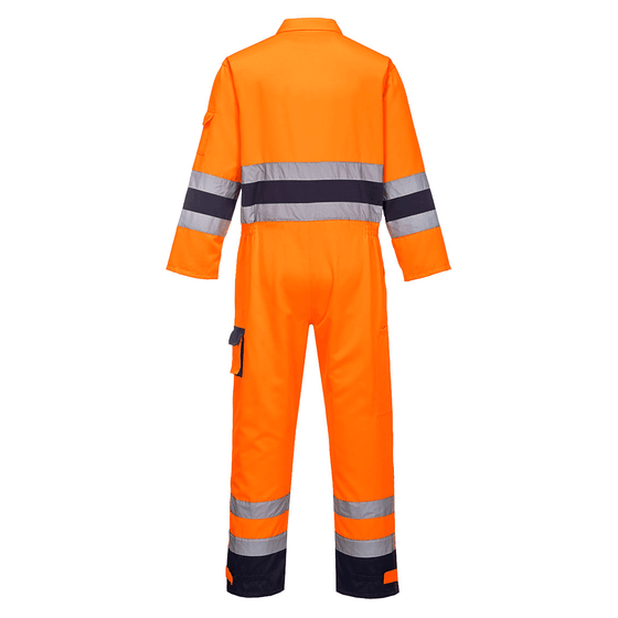 Portwest TX55 Nantes Hi-Vis Contrast Work Coverall - Workwear Nation Ltd