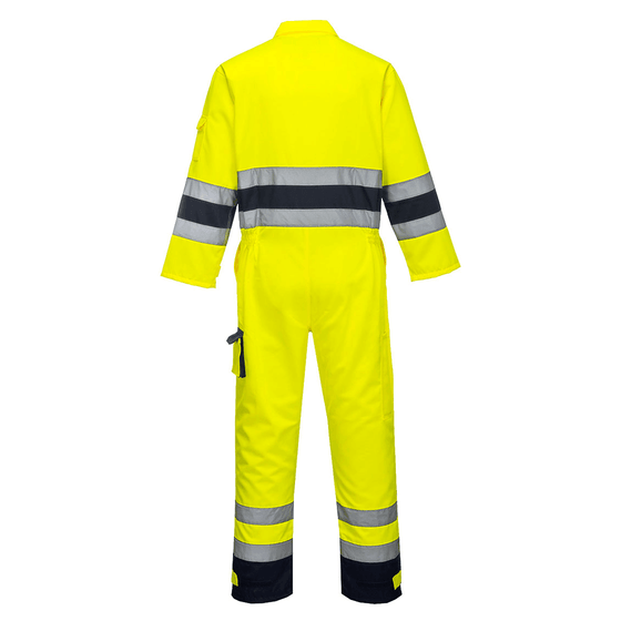 Portwest TX55 Nantes Hi-Vis Contrast Work Coverall - Workwear Nation Ltd