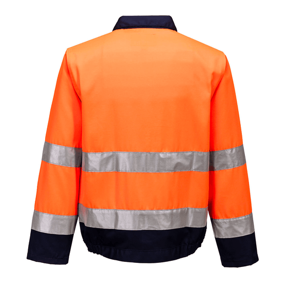 Portwest TX70 Madrid Hi-Vis Contrast Bomber Jacket - Workwear Nation Ltd