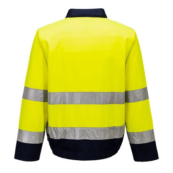 Portwest TX70 Madrid Hi-Vis Contrast Bomber Jacket - Workwear Nation Ltd