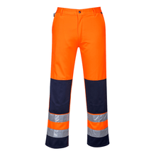  Portwest TX71 Seville Hi-Vis Contrast Work Trousers - Workwear Nation Ltd
