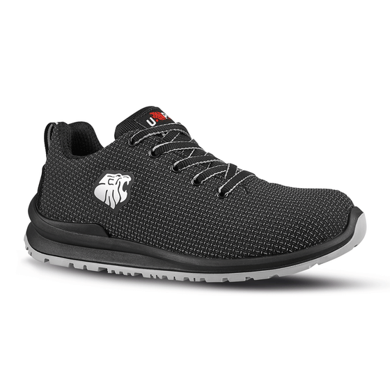 U-Power James S3 SRC Water Resistant Safety Toe Cap Trainer Shoe Black / UK 6 / EU 39