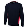 Uneek UC217 Two Tone Crew Neck Sweatshirt
