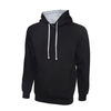 Uneek UC507 Contrast Hooded Sweatshirt