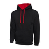 Uneek UC507 Contrast Hooded Sweatshirt