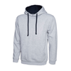 Uneek UC507 Contrast Hooded Sweatshirt