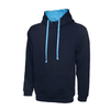 Uneek UC507 Contrast Hooded Sweatshirt