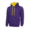 Uneek UC507 Contrast Hooded Sweatshirt