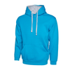 Uneek UC507 Contrast Hooded Sweatshirt