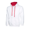 Uneek UC507 Contrast Hooded Sweatshirt