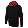 Uneek UC517 Two Tone Hooded Sweatshirt