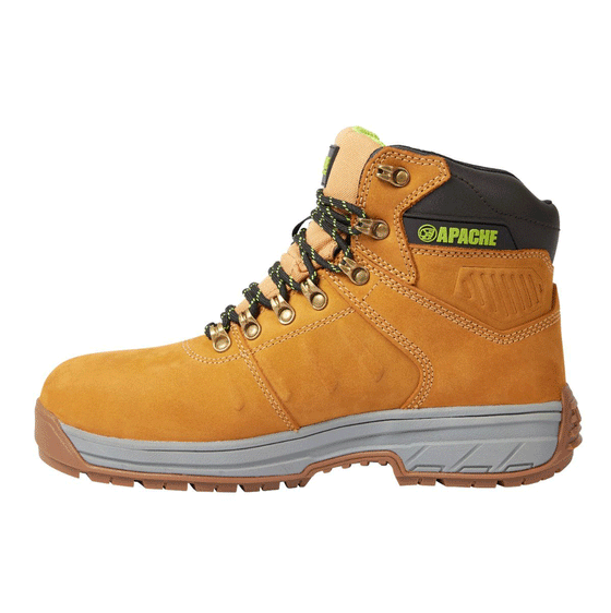 Apache Moose Jaw Leather Waterproof Safety Boot Wheat