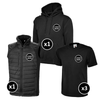 Bodywarmer, Hoodie & T-Shirts Bundle Inc Logo - 5 Items