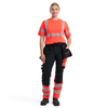 Blaklader 7025 Women's Hi-Vis 4-way stretch trousers