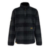 Dewalt Deansway 1/4 Zip Check Printed Sherpa Fleece
