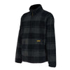 Dewalt Deansway 1/4 Zip Check Printed Sherpa Fleece