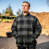 Dewalt Deansway 1/4 Zip Check Printed Sherpa Fleece