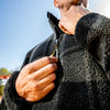 Dewalt Deansway 1/4 Zip Check Printed Sherpa Fleece