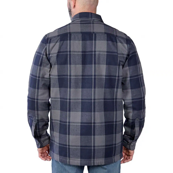 Carhartt 105939 Relaxed Fit Heavyweight Flannel Sherpa-Lined Shirt Jac - Premium SHIRTS from Carhartt - Just £100.46! Shop now at Workwear Nation Ltd