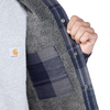 Carhartt 105939 Relaxed Fit Heavyweight Flannel Sherpa-Lined Shirt Jac - Premium SHIRTS from Carhartt - Just CA$212.43! Shop now at Workwear Nation Ltd