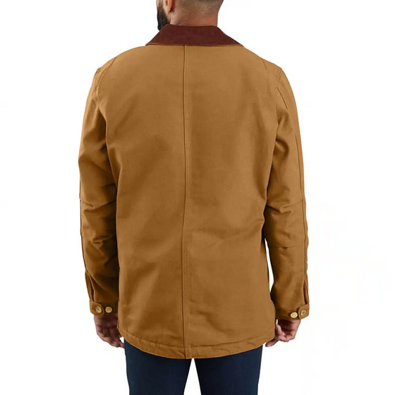 Carhartt 103825 Loose Fit Firm Duck Blanket Lined Chore Coat