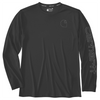 Carhartt 107202 Force Sun Defender Lightweight Long-Sleeve Logo Graphic T-Shirt