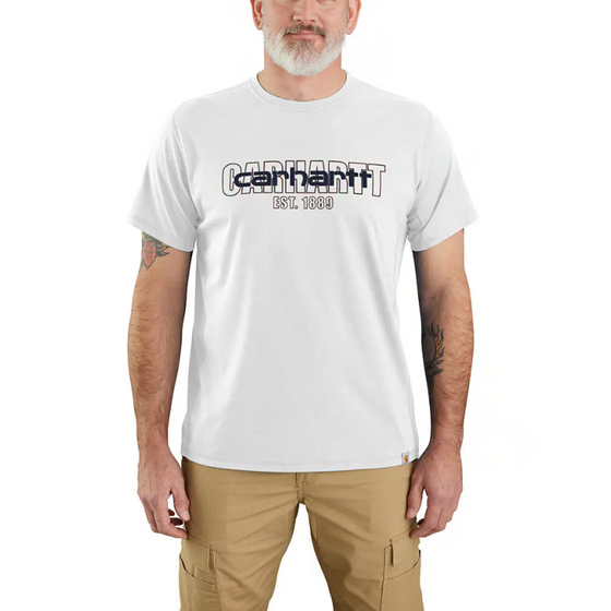 Carhartt 106653 Force Relaxed Fit Midweight Short-Sleeve Logo Graphic T-Shirt