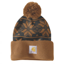  Carhartt 106647 Knit Pom Jacquard Beanie