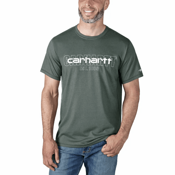 Carhartt 106653 Force Relaxed Fit Midweight Short-Sleeve Logo Graphic T-Shirt - Workwear Nation Ltd