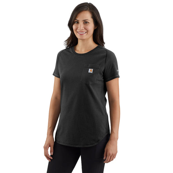 Carhartt Women's 106650 Carhartt Force Relaxed Fit Midweight Pocket T-Shirt