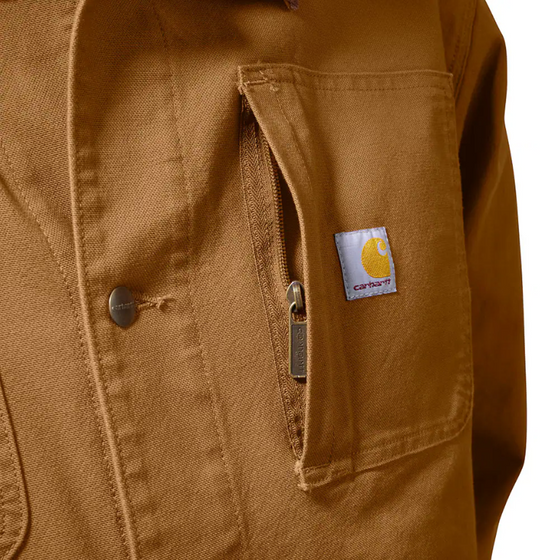 Carhartt 106675 Loose Fit Firm Duck Blanket-Lined Chore Coat