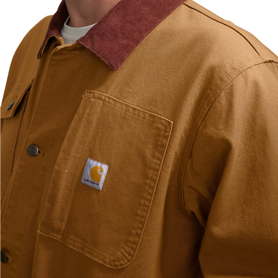 Carhartt 106675 Loose Fit Firm Duck Blanket-Lined Chore Coat