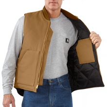  Carhartt 106676 V01 Relaxed Fit Firm Duck Insulated Rib Collar Vest