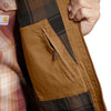 Carhartt 106783 Montana Relaxed Fit Duck Vest Carhartt Brown / L