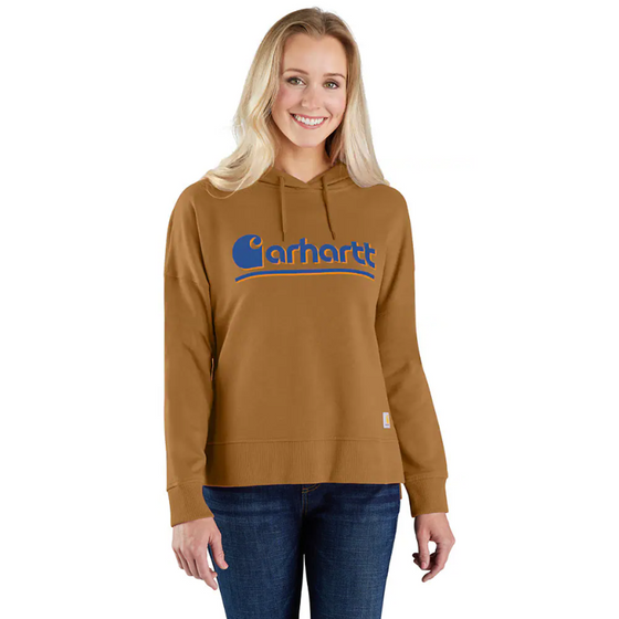 Carhartt Women's 106918 Tencel™ Fiber Series Loose Fit Fall Graphic Hooded Sweatshirt