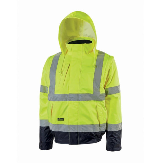 U-POWER CRAFTY HI-VIS WATERPROOF BOMBER JACKET