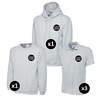 Uneek Hoodie, Sweatshirt & Polo Shirts Bundle Inc Logo - 5 Items