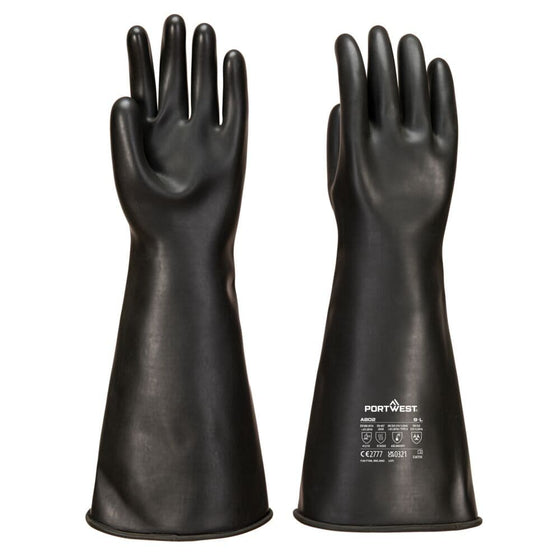 Portwest A802 Heavyweight Latex Rubber Gauntlet