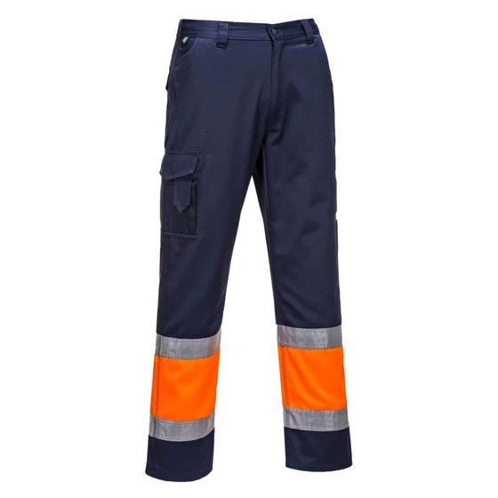 Portwest E049 Hi-Vis Contrast Class 1 Service Trousers