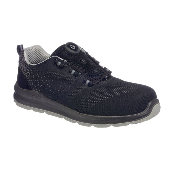 PORTWEST FT08 COMPOSITELITE WIRE LACE SAFETY TRAINER KNIT S1P