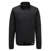 PORTWEST KX376 KX3 TEXTURED 1/4 ZIP SWEATSHIRT Black / Large