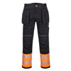 PORTWEST PW307 PW3 HI-VIS CLASS 1 HOLSTER POCKET TROUSERS