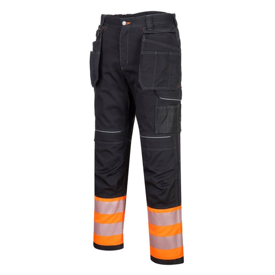 PORTWEST PW307 PW3 HI-VIS CLASS 1 HOLSTER POCKET TROUSERS