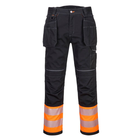 PORTWEST PW307 PW3 HI-VIS CLASS 1 HOLSTER POCKET TROUSERS