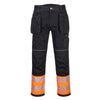 PORTWEST PW307 PW3 HI-VIS CLASS 1 HOLSTER POCKET TROUSERS