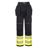 PORTWEST PW307 PW3 HI-VIS CLASS 1 HOLSTER POCKET TROUSERS